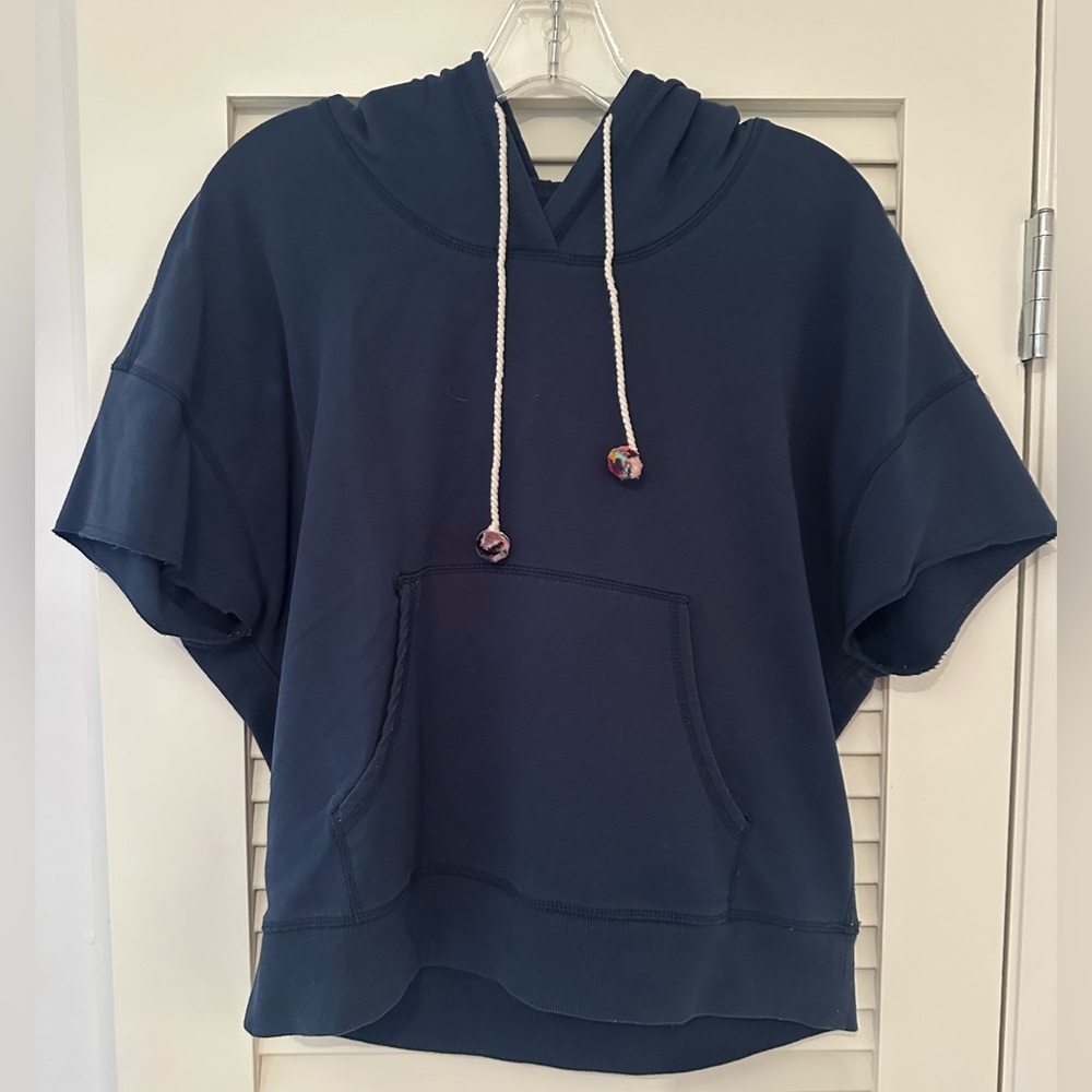 Sundays Dark Blue Hoodie with Drawstring